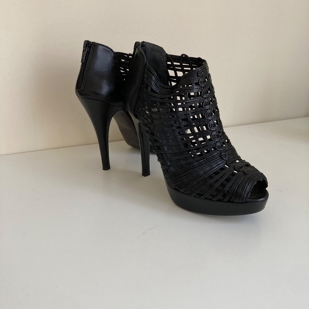 Stuart Weitzman Open Toe Booties - image 3